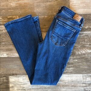 American Eagle Outfitters Dark Blue Flared Jeans